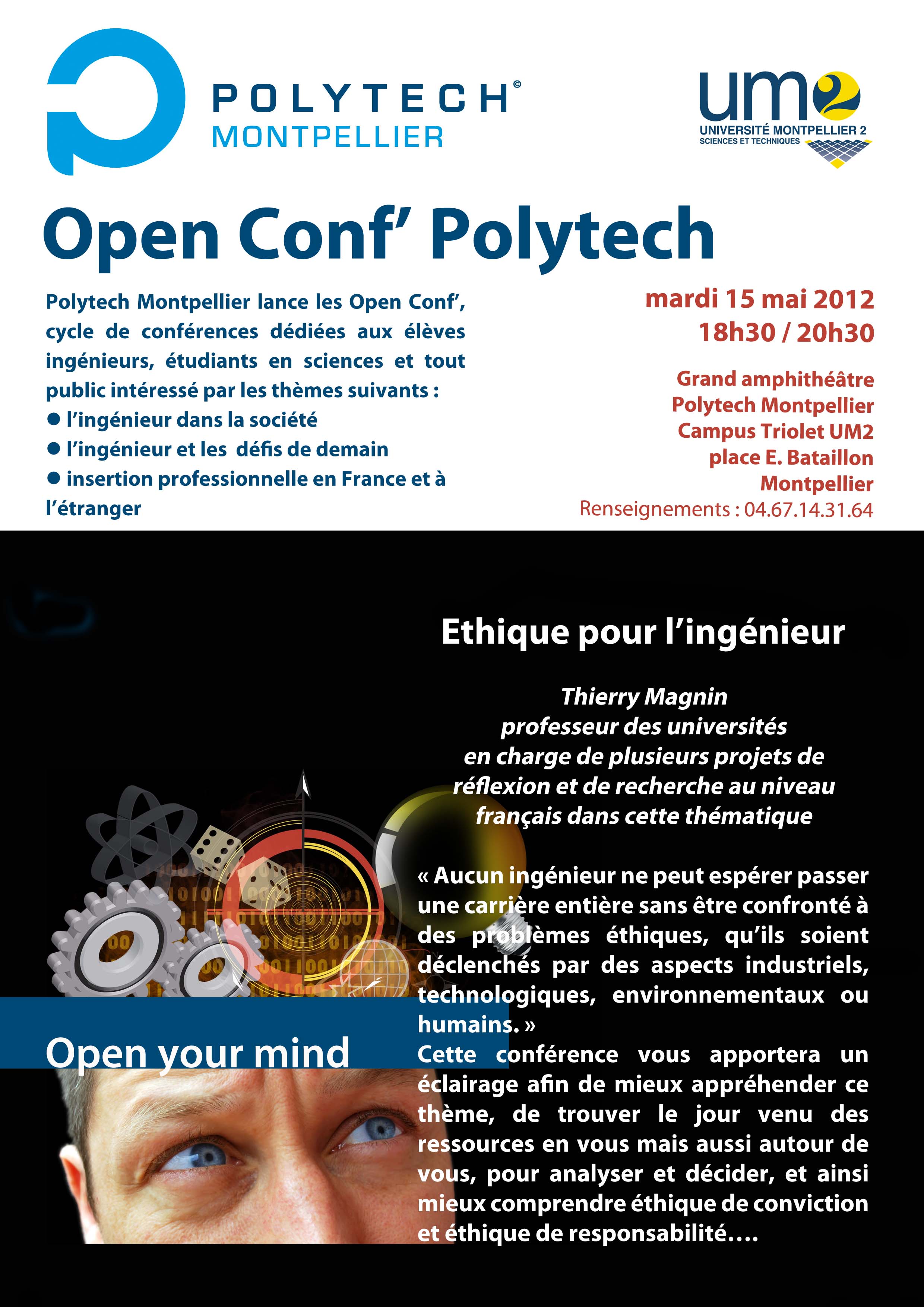 affiche open conf ethique pour ingenieur