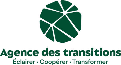 agence des transitions logo vertical vert