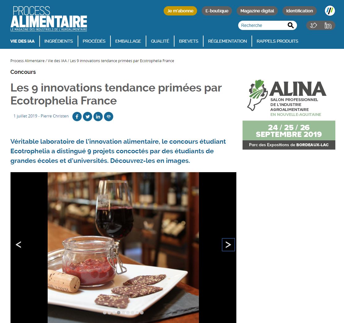 process alimentaire ecotrophelia 01 07 2019