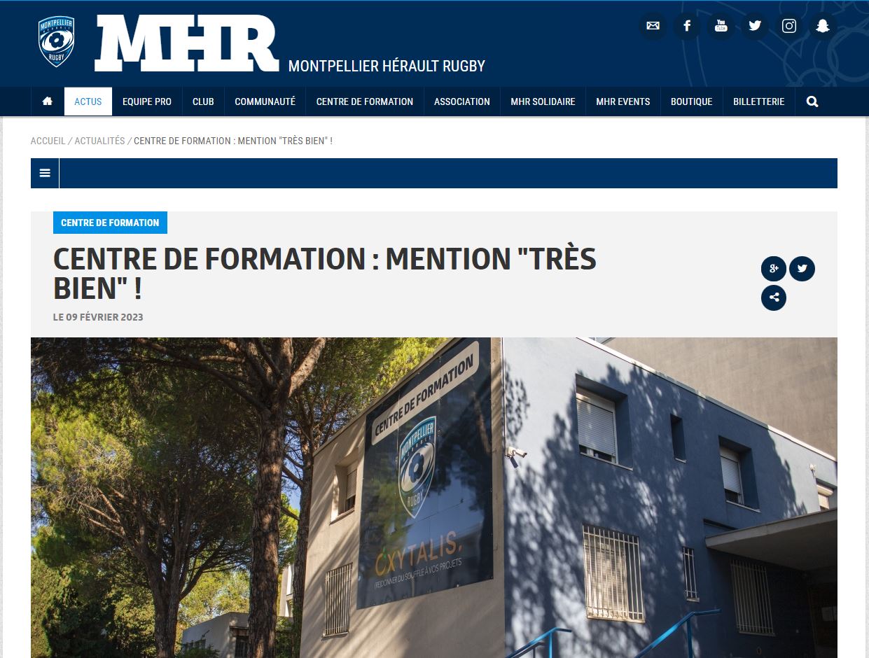 MHR centre de formation 9 02 2023